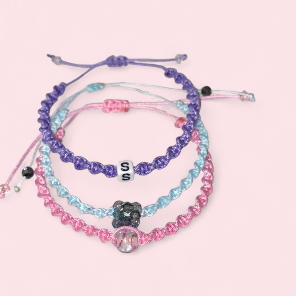 Pastel Friendship Women’s woven Bracelet set
